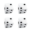 DICE VALVE CAPS - WHITE W - image 1