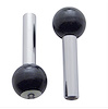 BLACK 8 BALL DOOR KNOBS - image 1