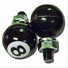 BLACK 8 BALL LICENSE PLAT - image 1