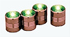 DIAMOND VALVE CAPS - BLUE - image 1