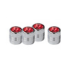 DIAMOND VALVE CAPS - RED - image 1
