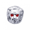 70065B Chrome Lion Head License Plate Fastener - image 1