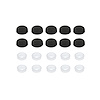 70076 Black Plastic Snap-On Caps For #6 And #8 Screw (10-Pack) - image 1
