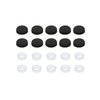 70076 Black Plastic Snap-On Caps For #6 And #8 Screw (10-Pack) - image 2