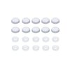70086 Chrome Plastic Snap-On Screw Head Cover For #6 And #8 Screw (10-Pack) - image 2