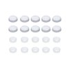 70088 Chrome Plastic Snap-On Screw Cover For #10 And #12 Screws (10-Pack) - image 2