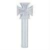CHROME IRON CROSS DOOR LO - image 1