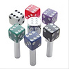 DICE DOOR KNOB - PURPLE W - image 1