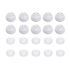 70197 Chrome Plastic Skull Snap-On Cap For 1/4 in. Screws (10-Pack) - image 1