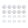 70197 Chrome Plastic Skull Snap-On Cap For 1/4 in. Screws (10-Pack) - image 2