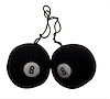 3 ROUND FUZZY 8 BALLS - image 1