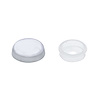 70251-1 Chrome Plastic Snap-On Screw Cap For 1/4 in. Screw - image 1