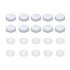 70251 Chrome Plastic Snap-On Screw Covers For 1/4 in. Screw (10-Pack) - image 2