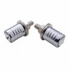 70306 Chrome License Plate Fastener With Clear Crystal (2-Pack) - image 2