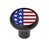 70344 1/2 in.-13 Thread-On Gearshift Knob with USA Flag Sticker - image 1