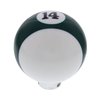 70763 Number 14 Pool Ball Gearshift Knob - Gloss Green Striped - image 2