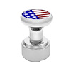 70824 Thread-On Gearshift Knob with USA Flag Sticker - image 1