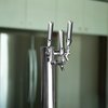 70895 Dallas Style Grooved Grip Handle With Beer Tap Adapter - Chrome - image 3