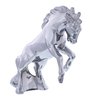 72018 Die-Cast Fighting Stallion Hood Ornament - Chrome - image 3