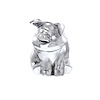 72046 Die-Cast Sitting Pig Hood Ornament - Chrome - image 1