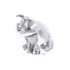 72046 Die-Cast Sitting Pig Hood Ornament - Chrome - image 3