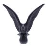 72050 Die-Cast American Eagle Hood Ornament - Matte Black - image 2
