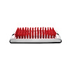 90055 Stainless Shoe/Boot Scraper With Nylon Brush - Red Brush - image 1