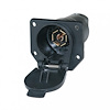 90503 Round 7-Way Male Connector - Flat Pin - image 1
