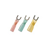 98159 22-18 AWG #8 Stud CS Heat Shrink Spade Terminal, Red, 10-Pack - image 1