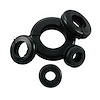 98249 1 in. Mounting Hole Black Vinyl Grommet, 4-Pack - image 1
