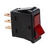 98293 Red Illum Rocker 20 Amp 12V S.P.S.T. On/Off 1 Pc. - image 1