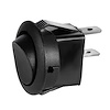 98298 Black Non-Illum Round Rocker 10 Amp 12V On/Off 1/2 in. Dia. 1 Pc. - image 1