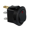 98304 Red LED Round Rocker 10 Amp 12V On/Off 1/2 in. Dia. 1 Pc. - image 1