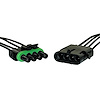 98393 14 AWG Weather Pack Assembly M/FM Quad Cavity, 1 Set. - image 1