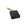 98399 4-Way Flat Molded Male Trailer Connector w/ Polarized Plugs, 1 Pc. - image 1