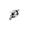 98406 6-Pole Round M/FM Chrome Metal Trailer Plug Connector, 1 Set. - image 1