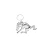 99102 Chrome Bucking Horse Key Chain/Bottle Opener - image 2