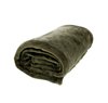 99116 50 in. x 60 in. Flannel Fleece Comfort Blanket - Olive Green - image 3