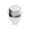 99216B Beer Tap Adapter, Chrome Aluminum, M30 x 3.5 Male To 3/8 in.-16 Female - image 3