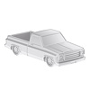99261 Chevy Truck Style Paper Weight [Pearl White]