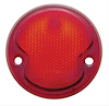 1932 RED TAIL LIGHT GLASS - image 1