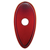 A5005-1 Tail Light Glass Lens With Drilled Out Center Hole For 1938-39 Ford Passenger Car - image 1