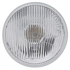 7 in. Headlight with Replaceable H4 Bulb for Off-Road and Show Use [Glass Lens] - image 1