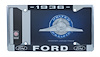 1936 FORD LICENSE PLATE F - image 1