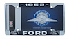 1953 FORD LICENSE PLATE F - image 1