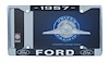 1957 FORD LICENSE PLATE F - image 1