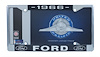 1966 FORD LICENSE PLATE F - image 1