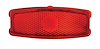 1941-48 RED GLASS FLAT IN - image 1