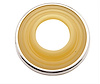 CHROME DOOR CRANK ESCUTCH - image 1