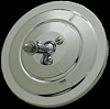 CHROME 5 RIBBED MIRROR HE - image 1